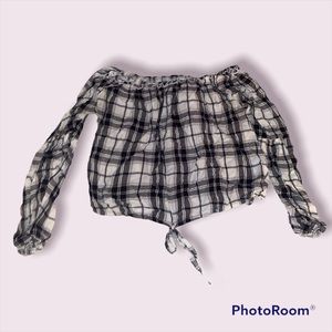 Hollister off the shoulder top